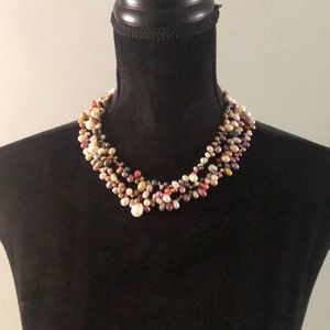Freshwater Pearls Multi Strand Pearl Necklace
